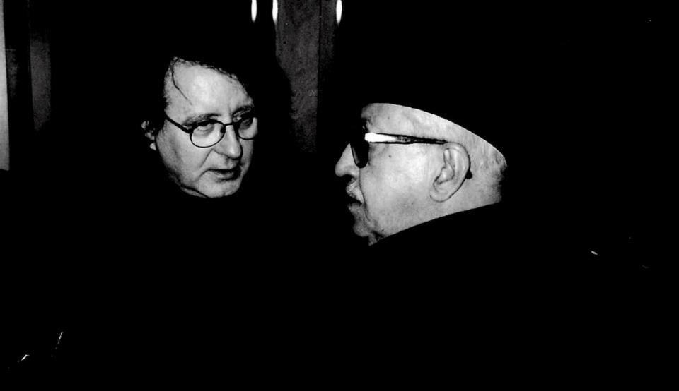 J-M Benjamin with Tareq Aziz